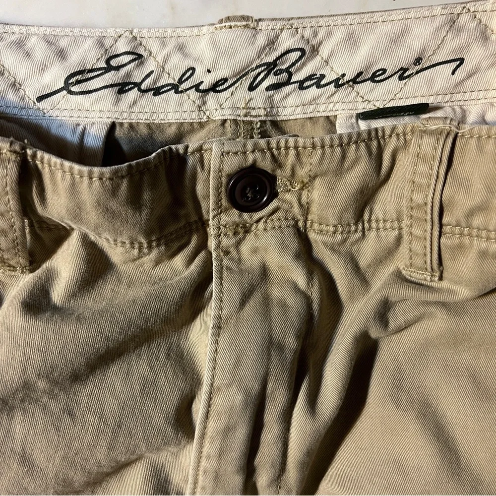Eddie Bauer Cargo Pants Very Good Condition 100% Cotton Size 36x34 - Picture 2 of 16